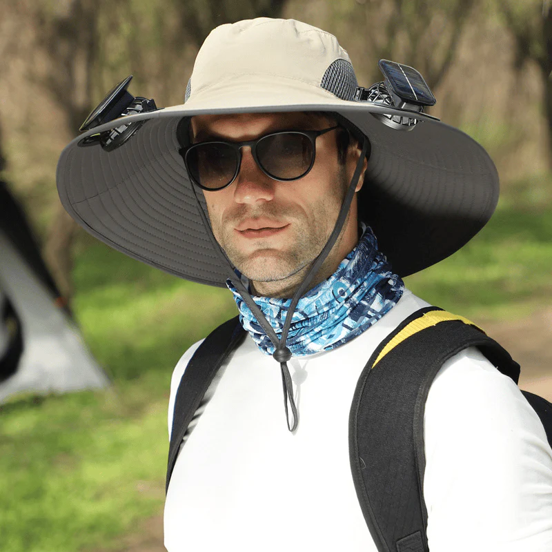 2026 New Ultralight Solar Fan Sun Hat – Lighter Than a Baseball! - Image 12