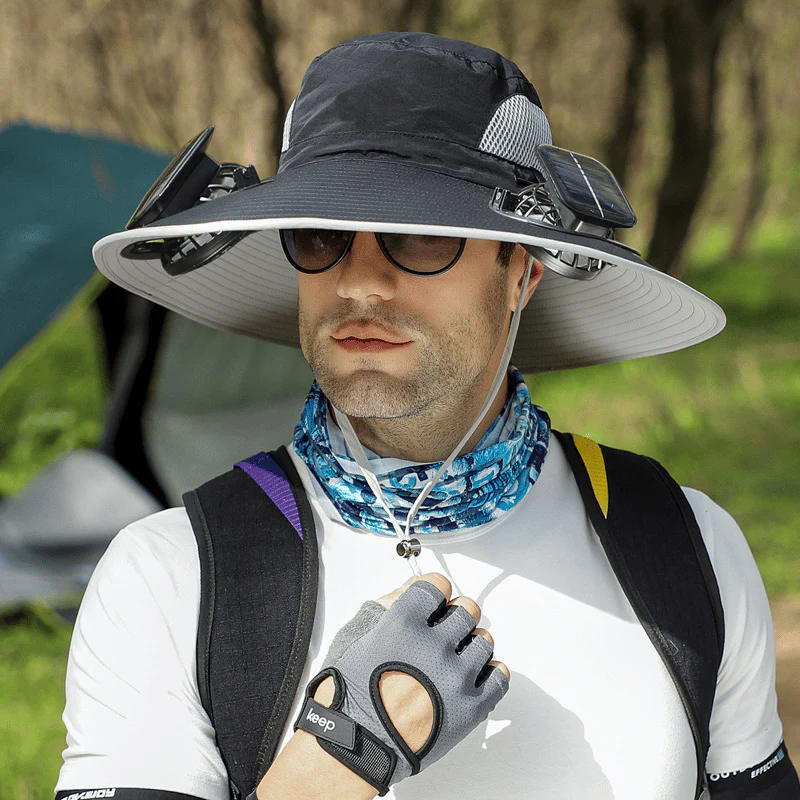 2026 New Ultralight Solar Fan Sun Hat – Lighter Than a Baseball! - Image 13