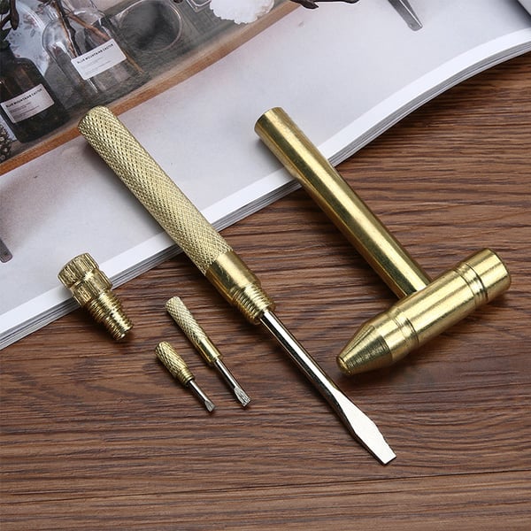 6 in1 Micro Mini Multifunction Copper Hammer - Image 8
