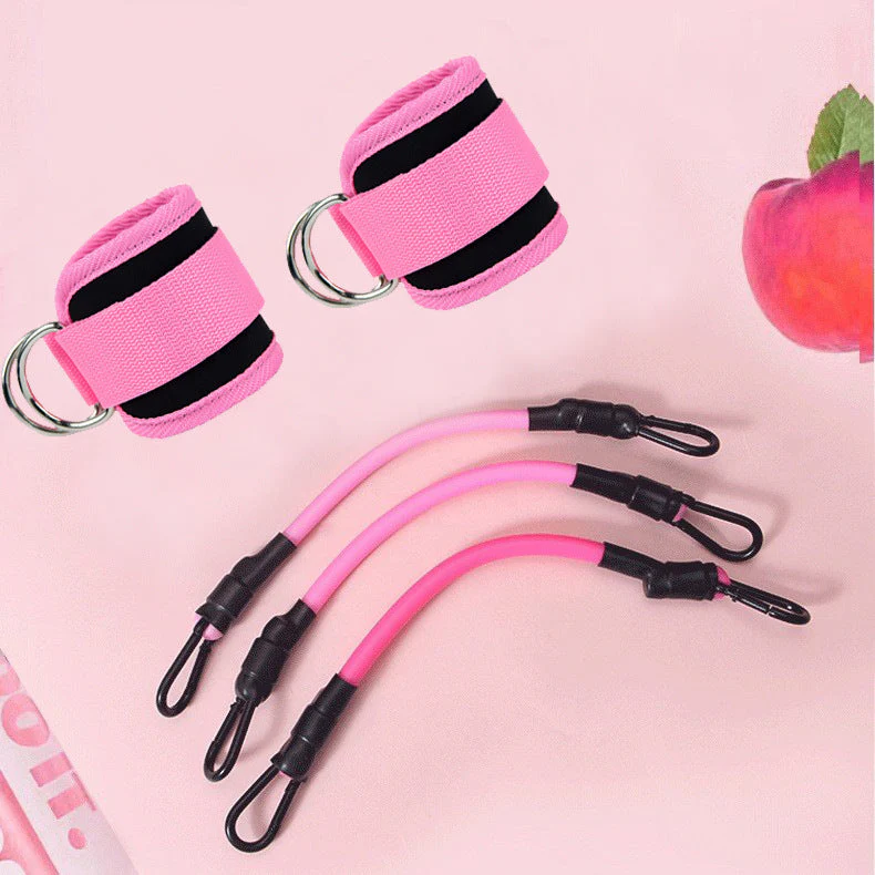 Ankle Fitness Belt(3pcs:10, 20, 30LB Each with One Pair of Ankle Strap) - Image 4