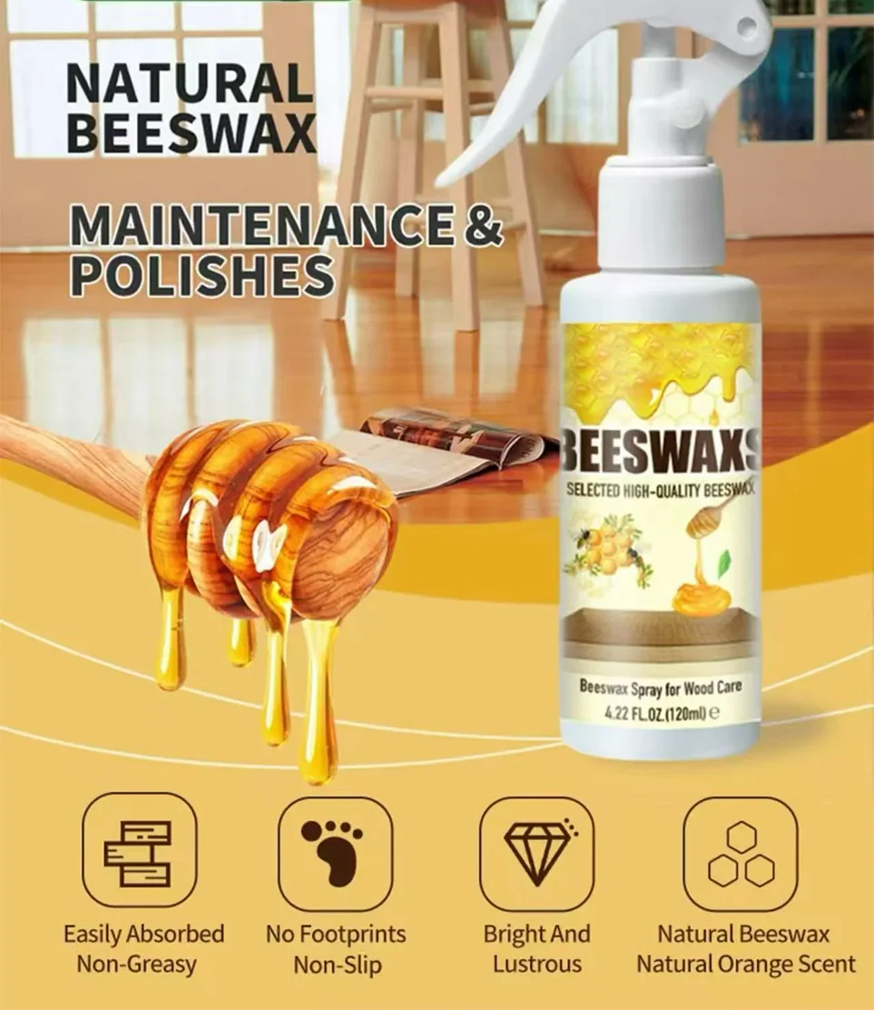 Beeswax Wood Polish Spray 120ml - Image 7