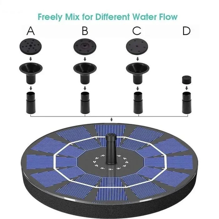 ⏳Time-Limited Special⏰Compact Solar Bird Fountain Pump – Keep Your Garden Alive! 🐦️ - Image 8