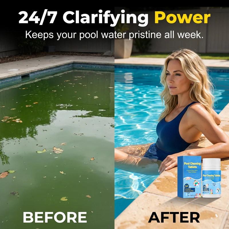 💦Crystal Clear Pool Cleaner🔥 Long-Lasting Cleaning Tablets - Image 8