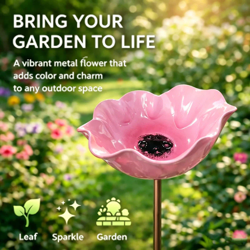 Handmade Metal Flower Garden Stake🐦 - Image 21