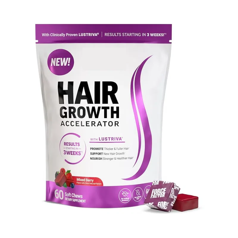 FORCE FACTOR Hair Growth Accelerator Soft Chews - Image 5