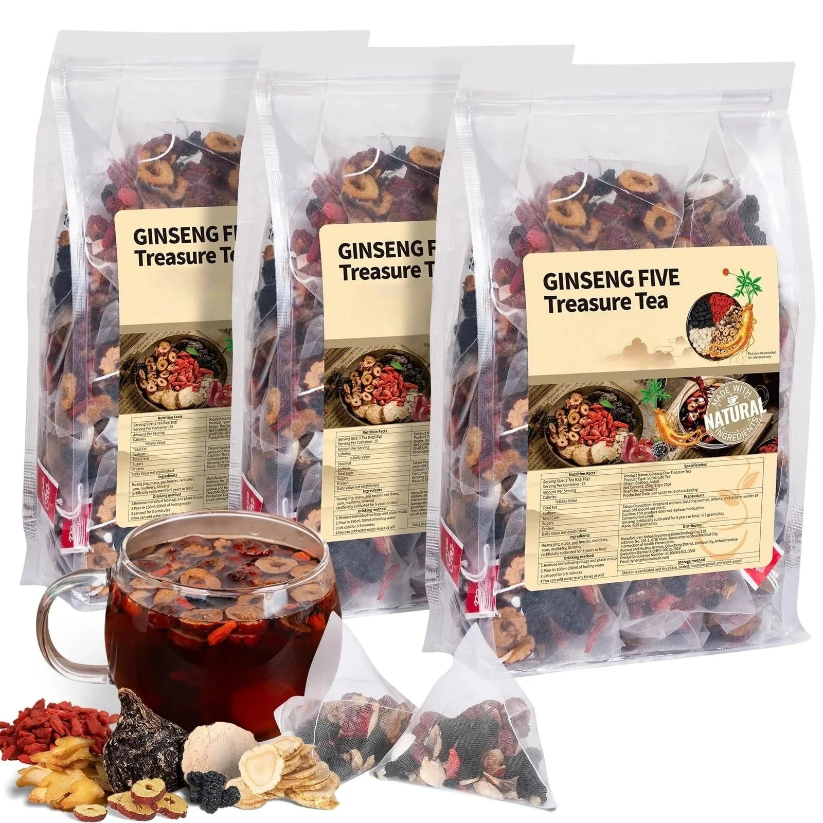 Ginseng & Mulberry Herbal Tea - Image 3