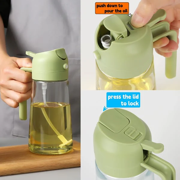 HOT SALE！2 in 1 Glass Oil Sprayer & Dispenser(Buy 2 Get 10% OFF) - Image 7