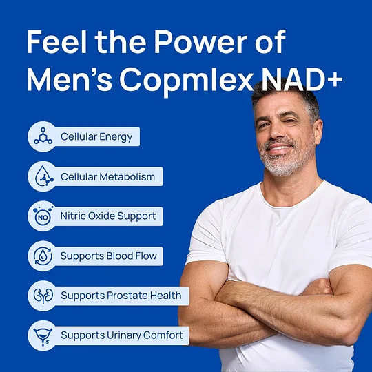 Lazzda NAD+ for Men & Magnesium Complex - Natural Energy, Balance & Recover - Image 4