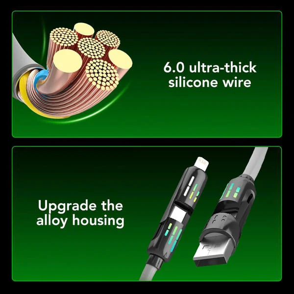 Mfish 240W 4-in-1 USB C Cable - Image 8
