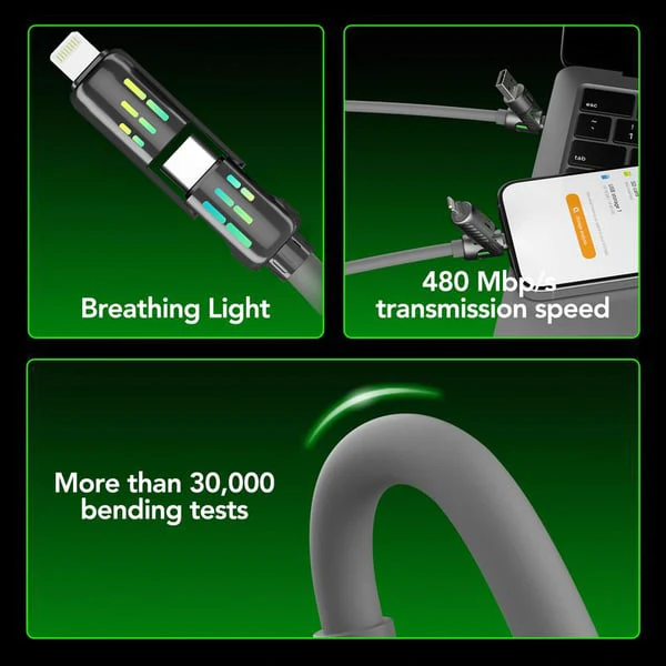 Mfish 240W 4-in-1 USB C Cable - Image 9