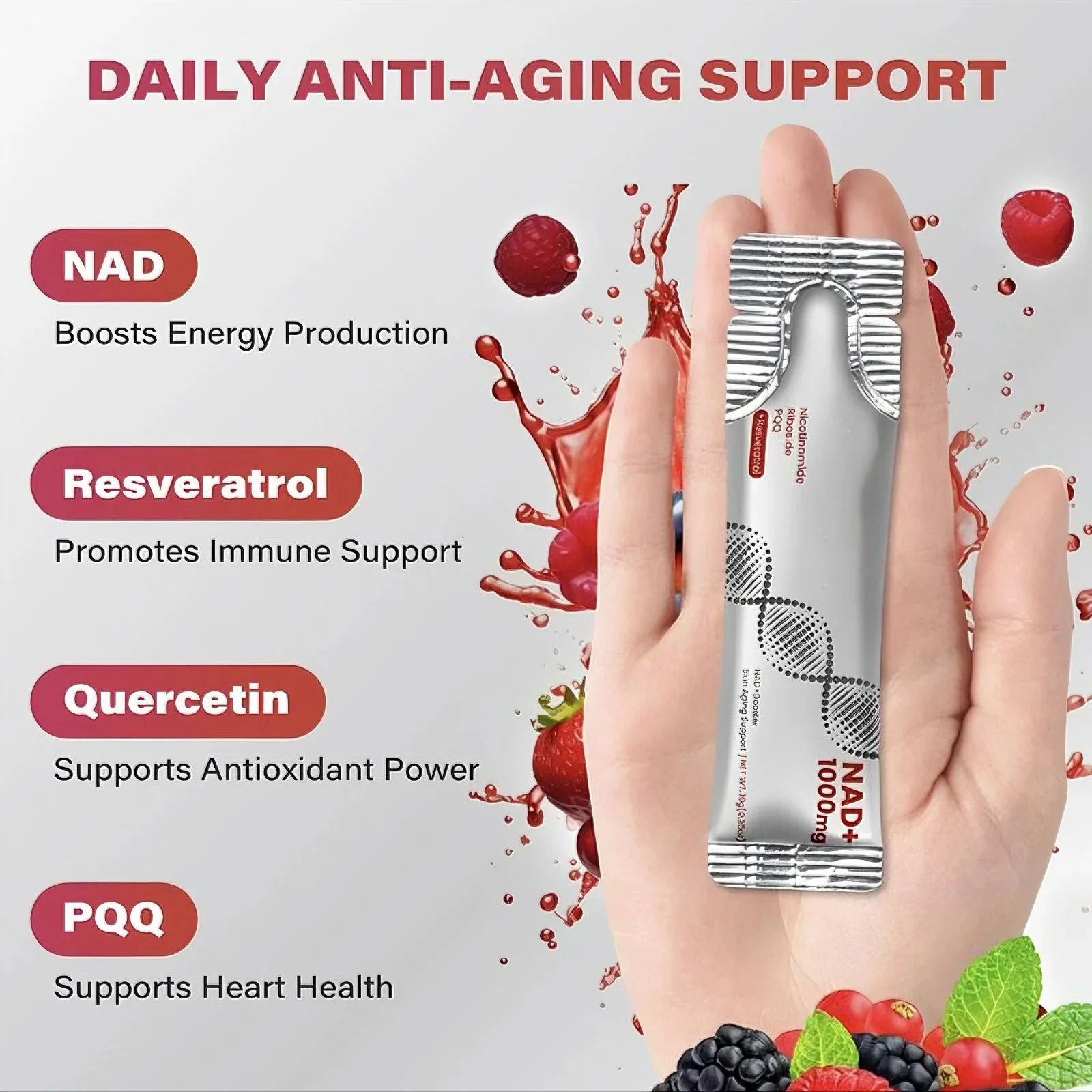 NAD+ Berry Flavor Drink Mix - Image 7