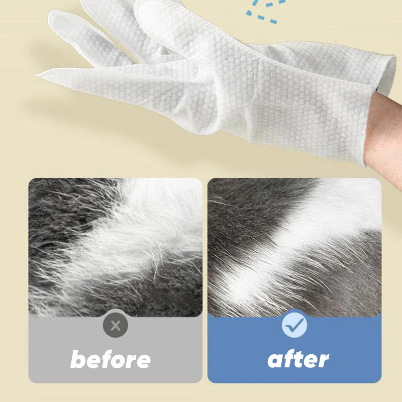 Pet Glove Wipes for Dogs & Cats - Image 4