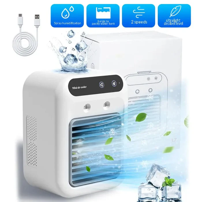 Portable Air Conditioners, 3-In-1 Cooling Fan with 2-Speed Mist Fan - Image 8