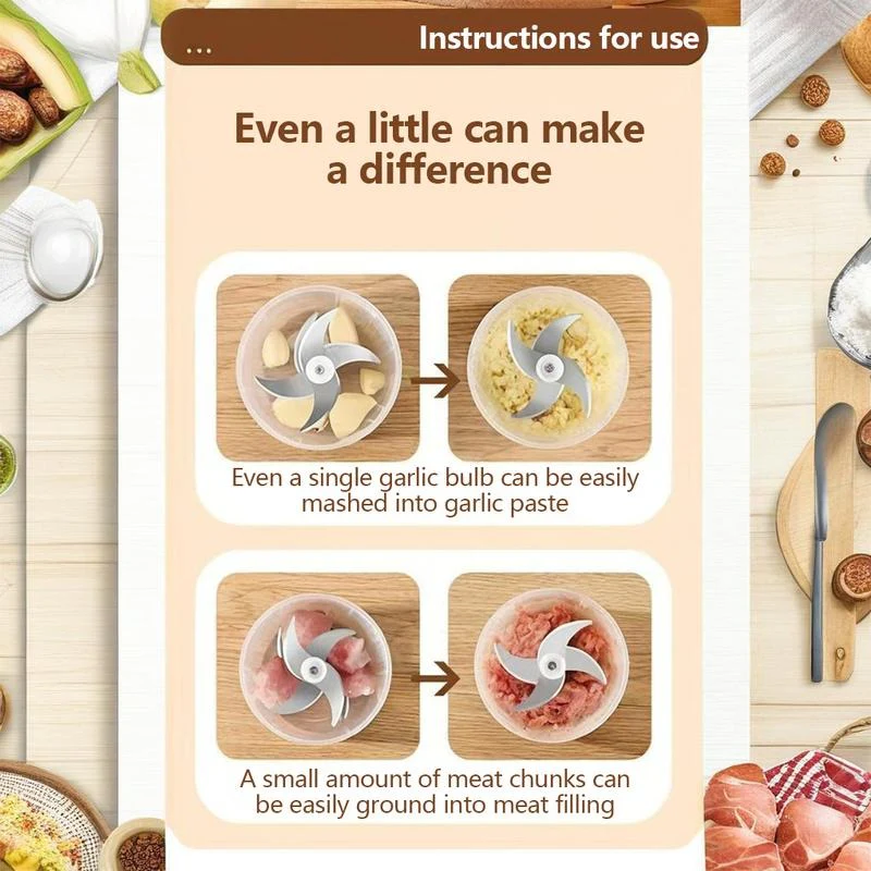 Portable Mini Food Chopper - Image 11
