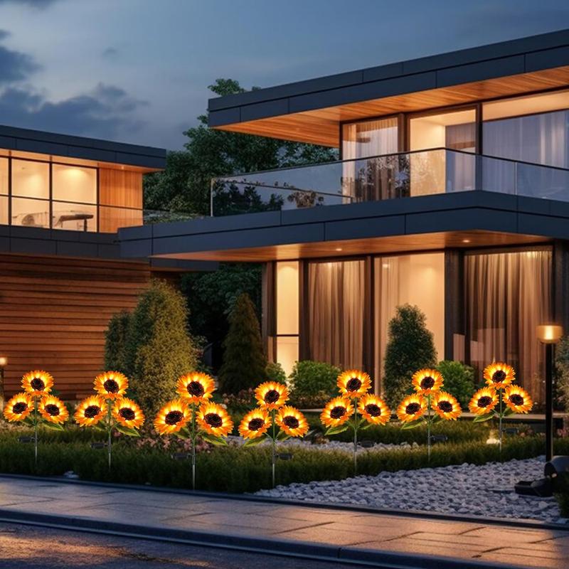 Solar LED Sunflower Garden Lights-29.6inch/74cm - Image 7