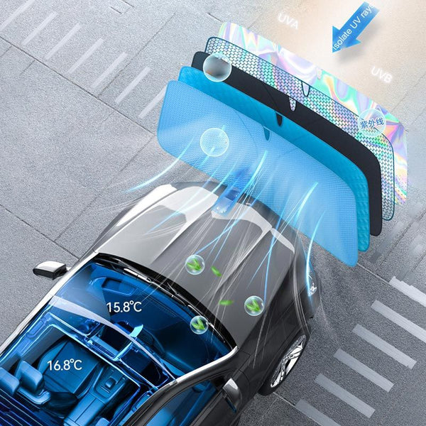 Universal Foldable Car Windshield Sunshade - Image 3