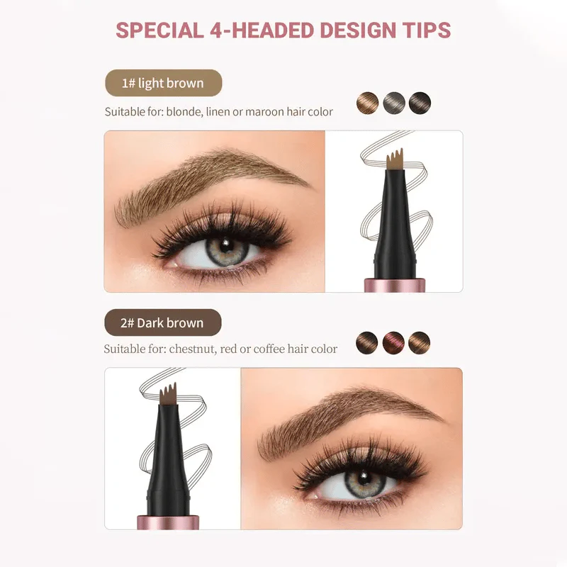 Waterproof Micro-Fork Eyebrow Pencil - Image 8